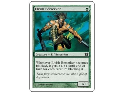 Elvish Berserker (Foil ANO, Stav Light Played)
