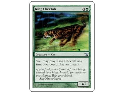 King Cheetah (Foil NE, Stav Near Mint)