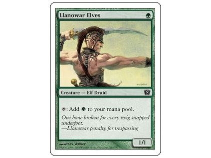 Llanowar Elves (Foil NE, Stav Near Mint)