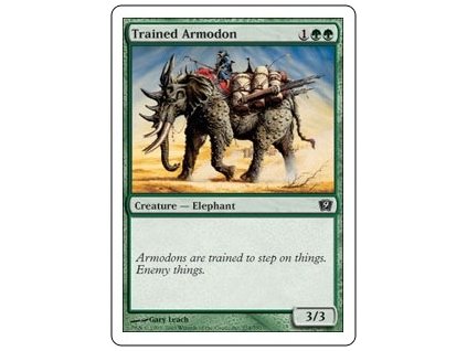 Trained Armodon (Foil NE, Stav Near Mint)
