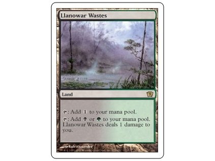 Llanowar Wastes (Foil NE, Stav Near Mint)