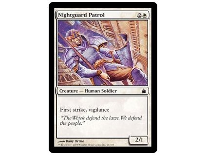 Nightguard Patrol (Foil NE, Stav Near Mint)