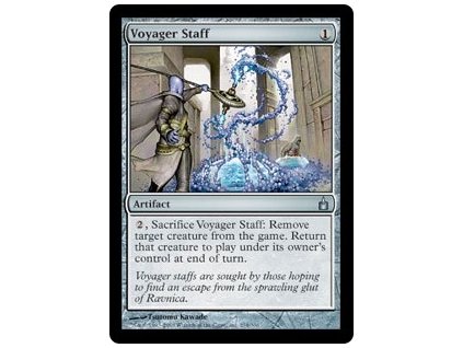 Voyager Staff (Foil NE, Stav Near Mint)