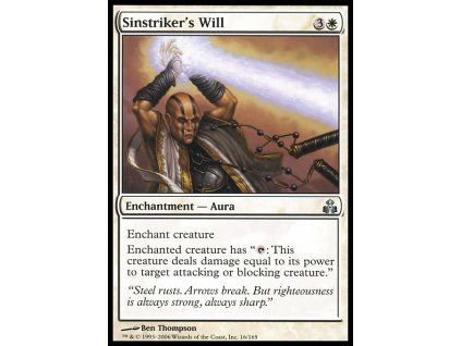 Sinstriker's Will