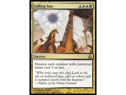 Culling Sun (Foil NE, Stav Light Played)