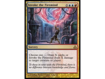 Invoke the Firemind (Foil NE, Stav Light Played)
