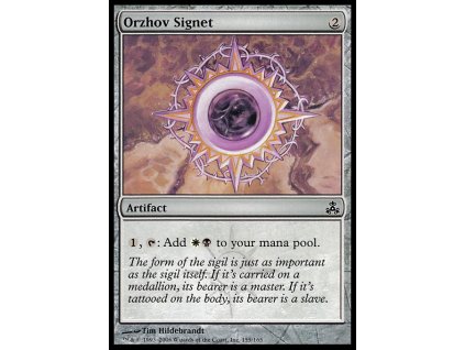 Orzhov Signet (Foil NE, Stav Near Mint)