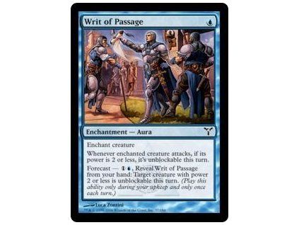 Writ of Passage
