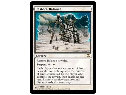 Restore Balance (Foil NE, Stav Light Played)