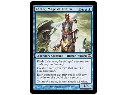 Teferi, Mage of Zhalfir (Foil NE, Stav Light Played)