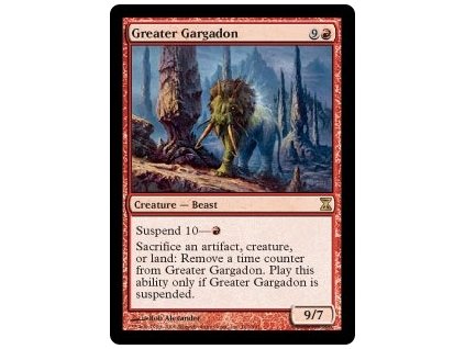Greater Gargadon (Foil NE, Stav Light Played)