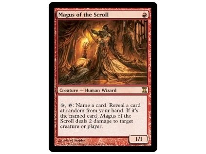 Magus of the Scroll (Foil NE, Stav Light Played)