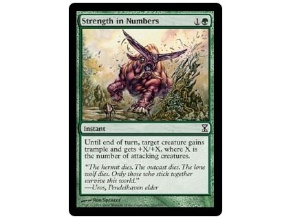 Strength in Numbers (Foil NE, Stav Near Mint)