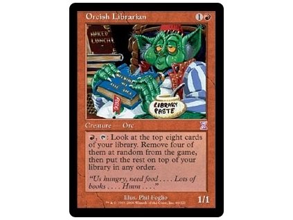 Orcish Librarian - SP (Foil NE, Stav Light Played)
