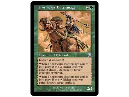 Thornscape Battlemage (Foil NE, Stav Light Played)