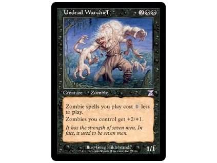 Undead Warchief (Foil NE, Stav Near Mint)