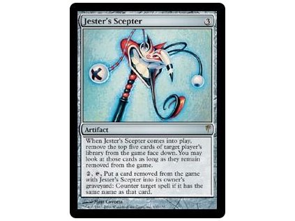Jester's Scepter (Foil NE, Stav Light Played)