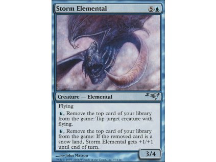 Storm Elemental (Foil NE, Stav Near Mint)