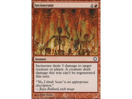 Incinerate (Foil NE, Stav Near Mint)