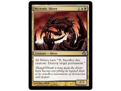 Necrotic Sliver (Foil NE, Stav Light Played)