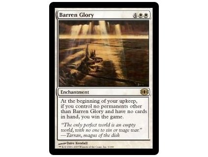 Barren Glory (Foil NE, Stav Near Mint)