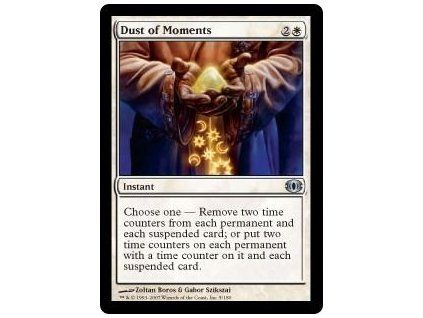 Dust of Moments
