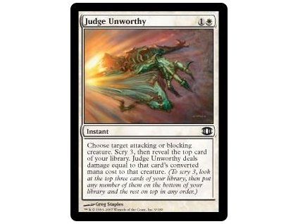 Judge Unworthy