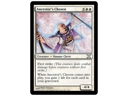 Ancestor's Chosen (Foil NE, Stav Near Mint)