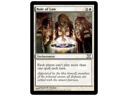 Rule of Law (Foil ANO, Stav Near Mint)