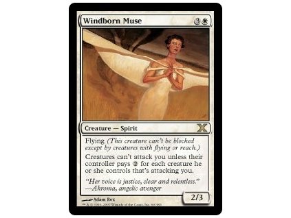 Windborn Muse - NON ENG FRA SP (Foil NE, Stav Light Played)