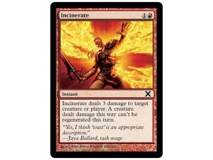 Incinerate