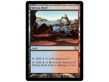 Shivan Reef (Foil NE, Stav Light Played)