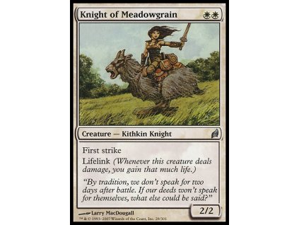 Knight of Meadowgrain (Foil NE, Stav Near Mint)