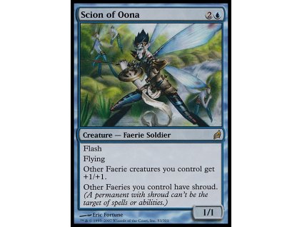Scion of Oona - NON ENG GER SP (Foil NE, Stav Light Played)