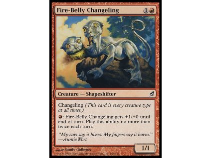 Fire-Belly Changeling (Foil NE, Stav Near Mint)