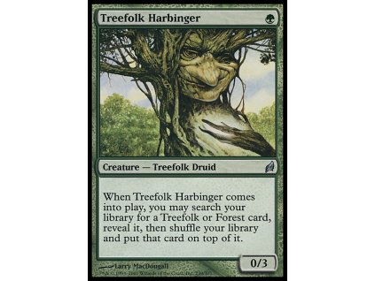 Treefolk Harbinger (Foil NE, Stav Light Played)
