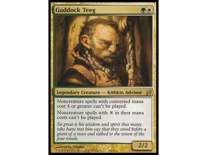 Gaddock Teeg (Foil NE, Stav Light Played)