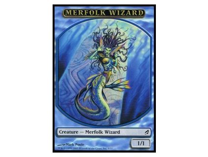 Merfolk Wizard Token (Foil NE, Stav Near Mint)