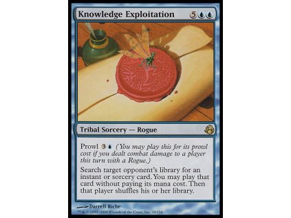 Knowledge Exploitation (Foil NE, Stav Near Mint)