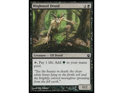 Blightsoil Druid (Foil ANO, Stav Near Mint)