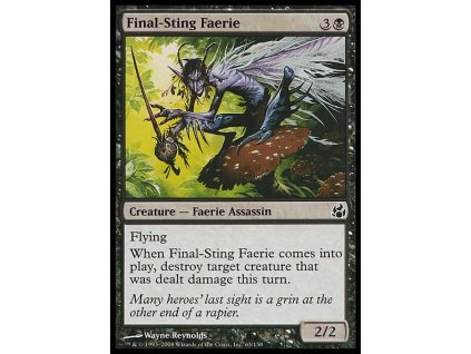 Final-Sting Faerie (Foil NE, Stav Near Mint)