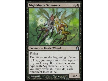 Nightshade Schemers (Foil NE, Stav Near Mint)