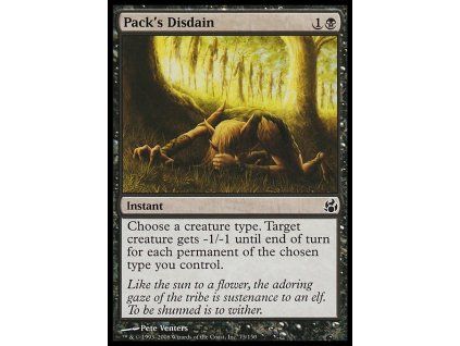 Pack's Disdain