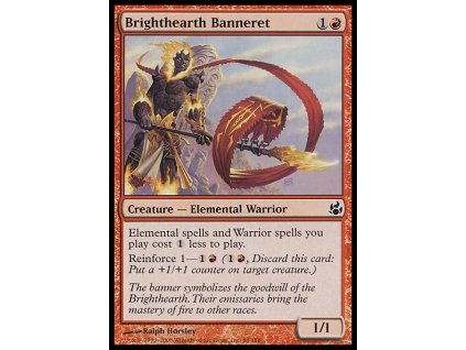Brighthearth Banneret (Foil NE, Stav Near Mint)