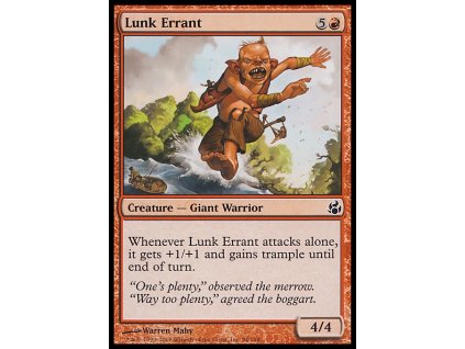 Lunk Errant (Foil ANO, Stav Near Mint)