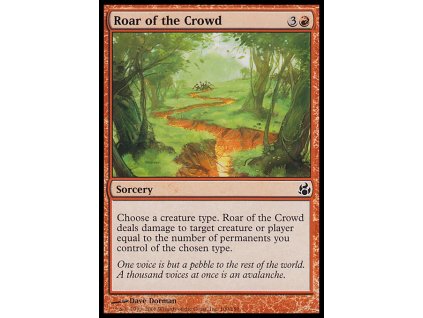 Roar of the Crowd (Foil NE, Stav Near Mint)