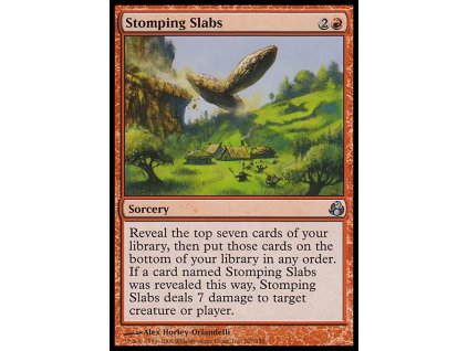 Stomping Slabs (Foil NE, Stav Near Mint)