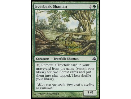 Everbark Shaman (Foil NE, Stav Near Mint)