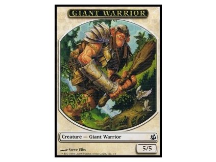 Giant Warrior token (Foil NE, Stav Near Mint)