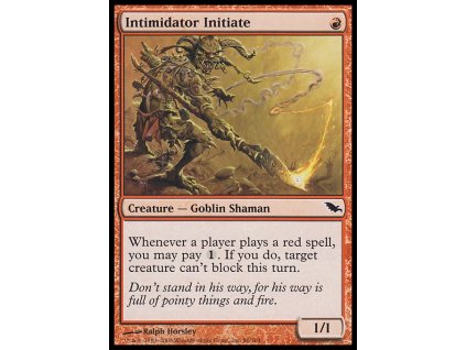 Intimidator Initiate (Foil NE, Stav Near Mint)